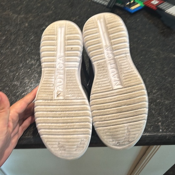 Nautica Black and Gray Knit Slip-On Shoes - Picture 6 of 6